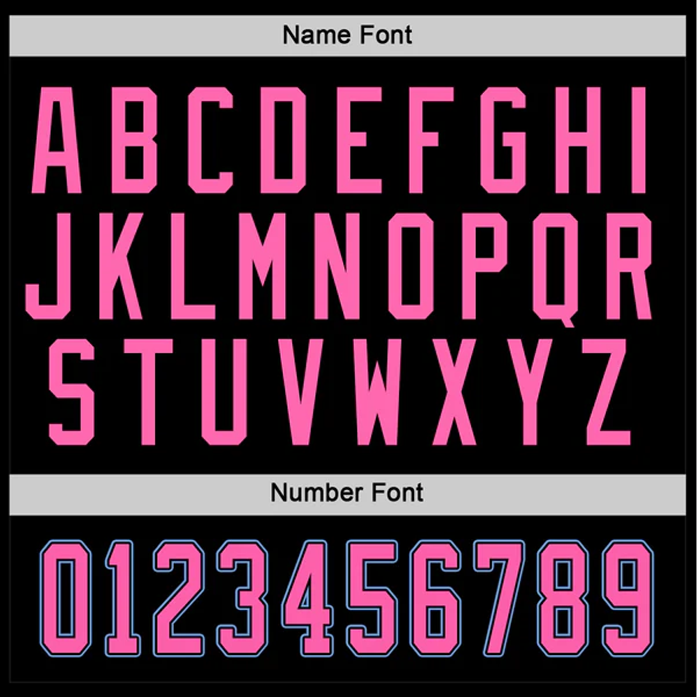 Customized Black Pink-Light Blue Hockey Jersey - Image 4