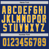 Customized Royal Gold-White Hockey Jersey