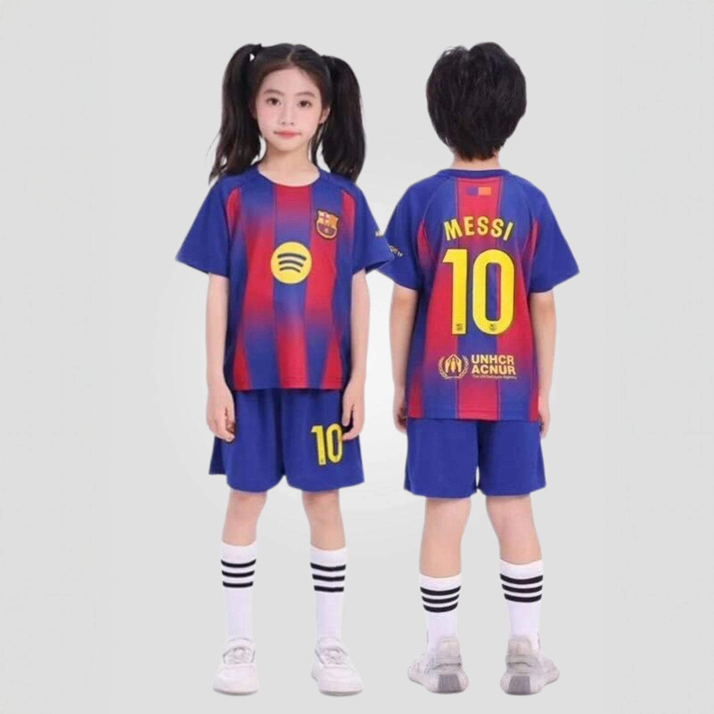 2025 #10 Lionel Messi FC Barcelona Youth Jersey Set