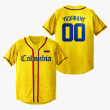 Colombia Custom Baseball Jersey