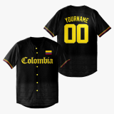 Colombia Custom Baseball Jersey