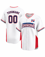 Dominican Republic Custom Baseball Jersey