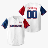 Dominican Republic Custom Baseball Jersey