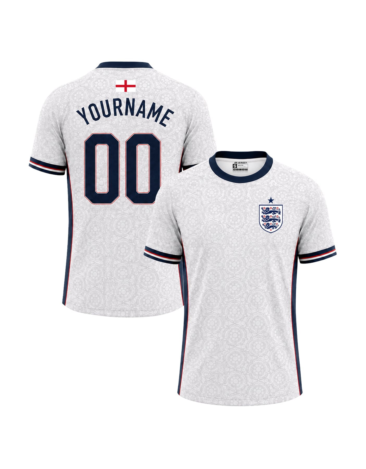 England Custom Soccer Jersey