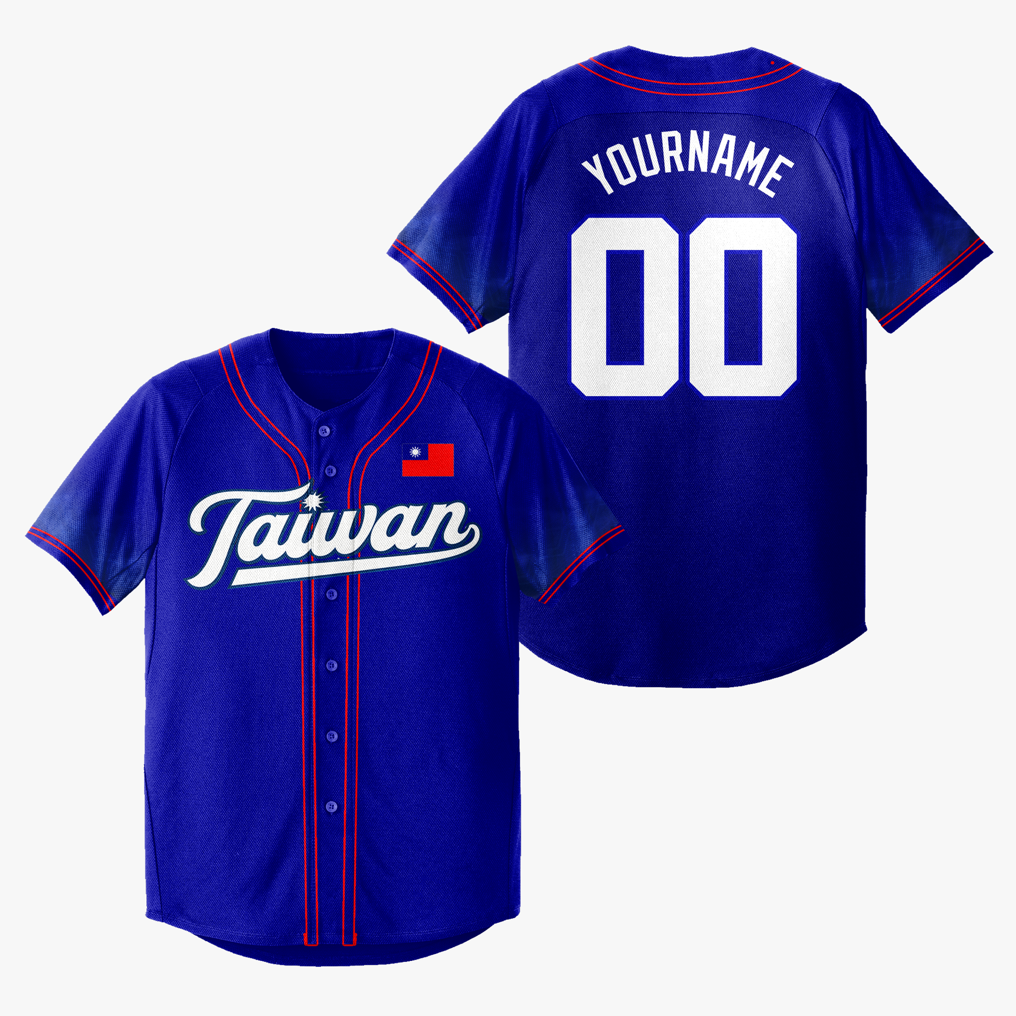 Taiwan Custom Baseball Jersey