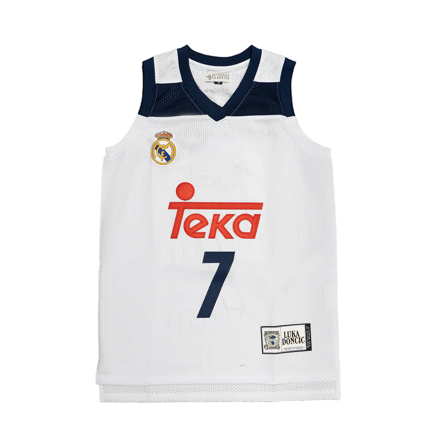 Luka Doncic #7 Real Madrid Teka Basketball Jersey - Image 2