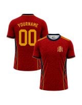 Spain Custom Soccer Jersey