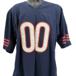 Autographed/Signed Chevy Chase Clark Griswold Blue Jersey Beckett BAS COA
