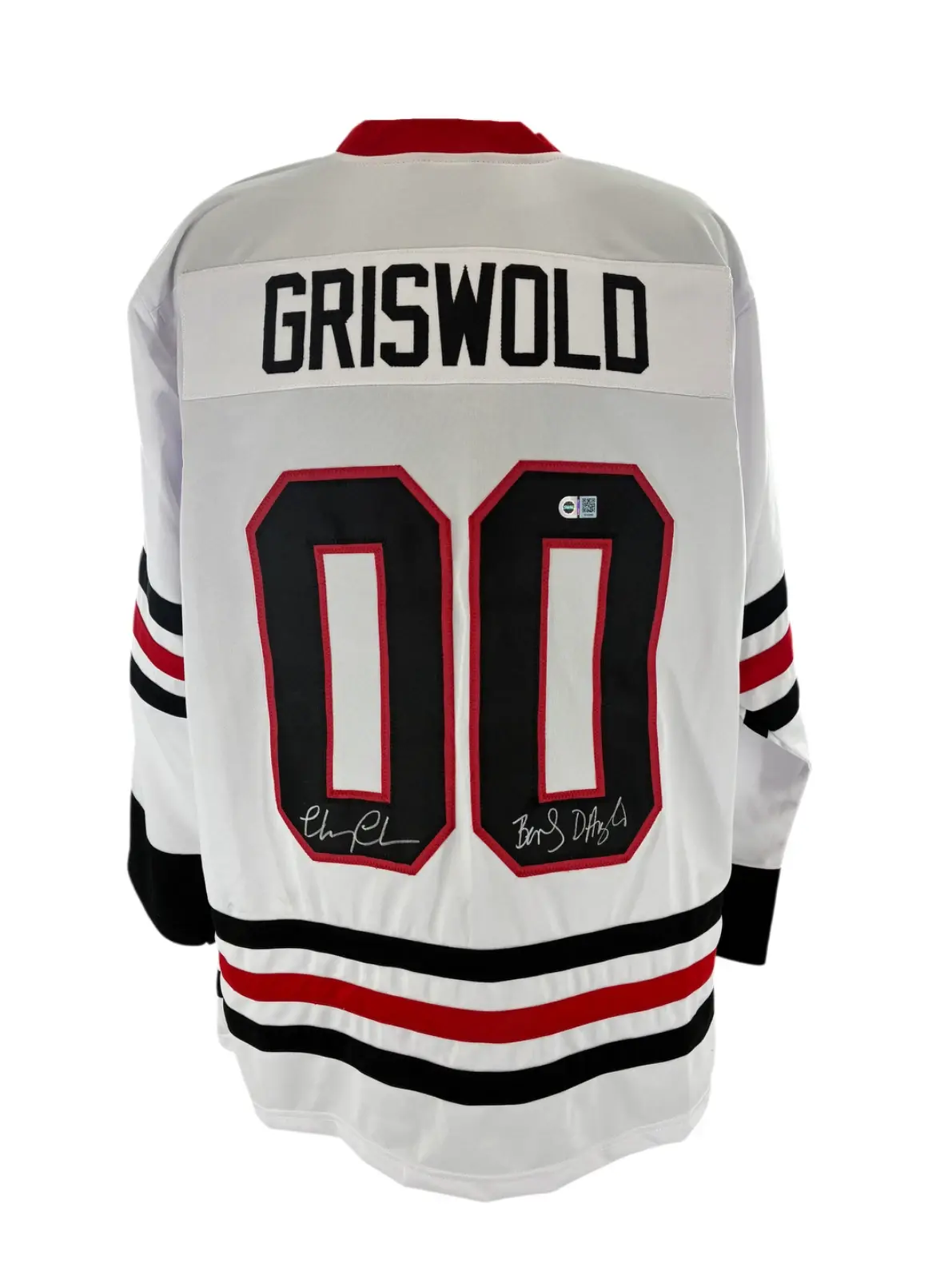 Chevy Chase & Beverly D'Angelo Signed Autographed Griswold Jersey SWAU - Image 2