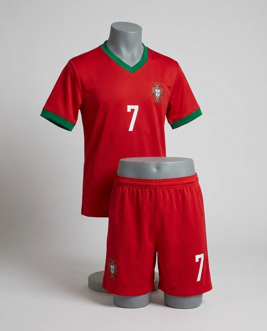 #7 Cristiano Ronaldo Portugal Youth Soccer Jersey