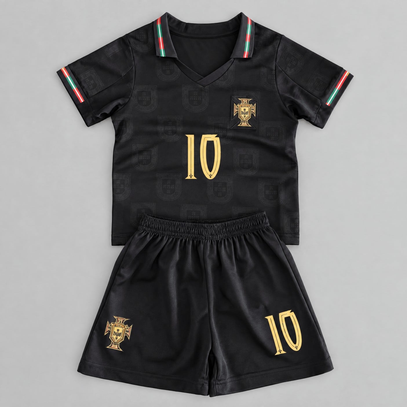 #10 Bernardo Silva Portugal 'Black Panther' Youth Soccer Jersey