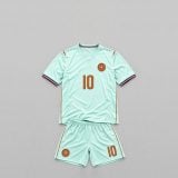 Kylian Mbappé #10 Youth Mint Green Soccer Jersey