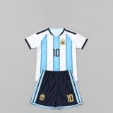 #10 Lionel Messi Sky Blue/White Argentina Youth Soccer Jersey