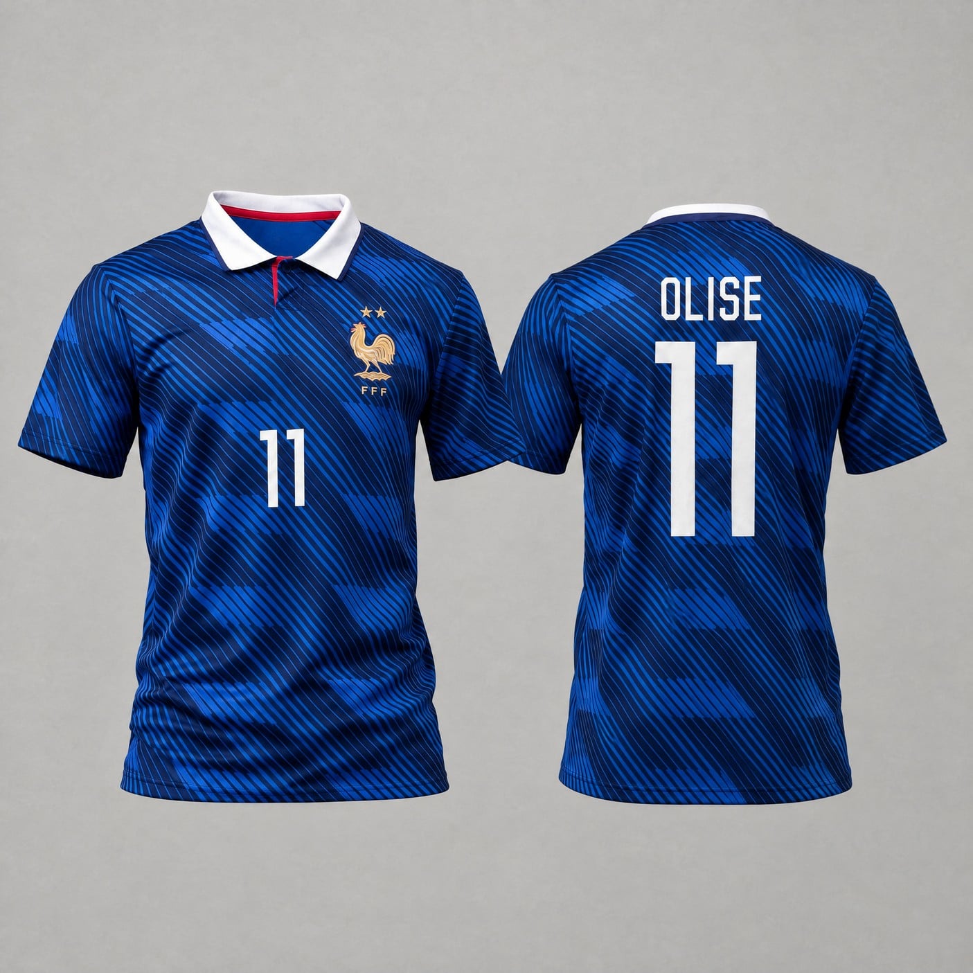 11 Michael Olise France Blue/White Soccer Jersey - 99Jersey