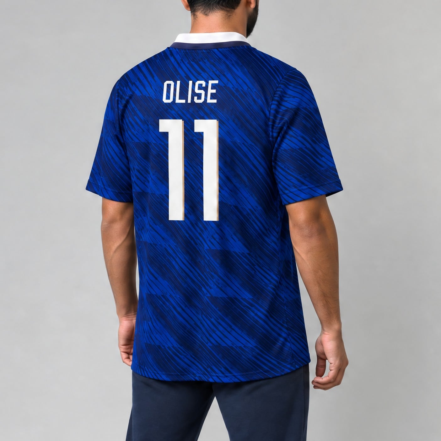 11 Michael Olise France Blue/White Soccer Jersey - 99Jersey