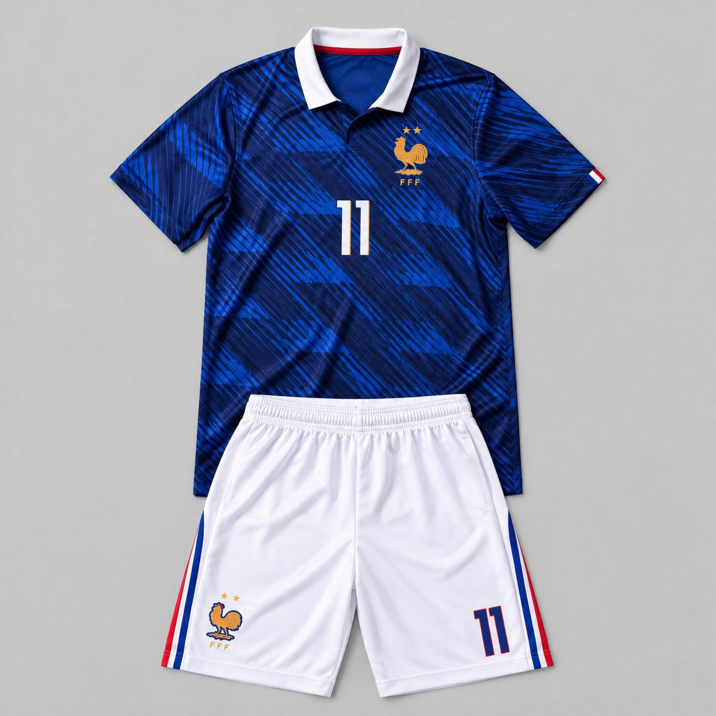 Michael Olise Jersey, France #11 Youth Soccer Set | 99Jersey