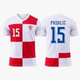#15 Mario Pašalić Croatia Soccer Jersey