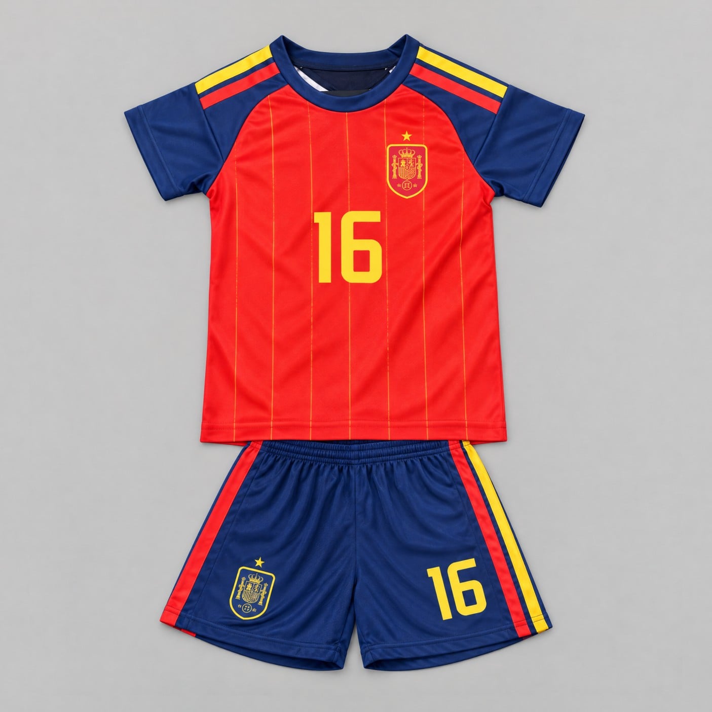 Rodri Spain Jersey, #16 Youth Soccer Set | 99Jersey