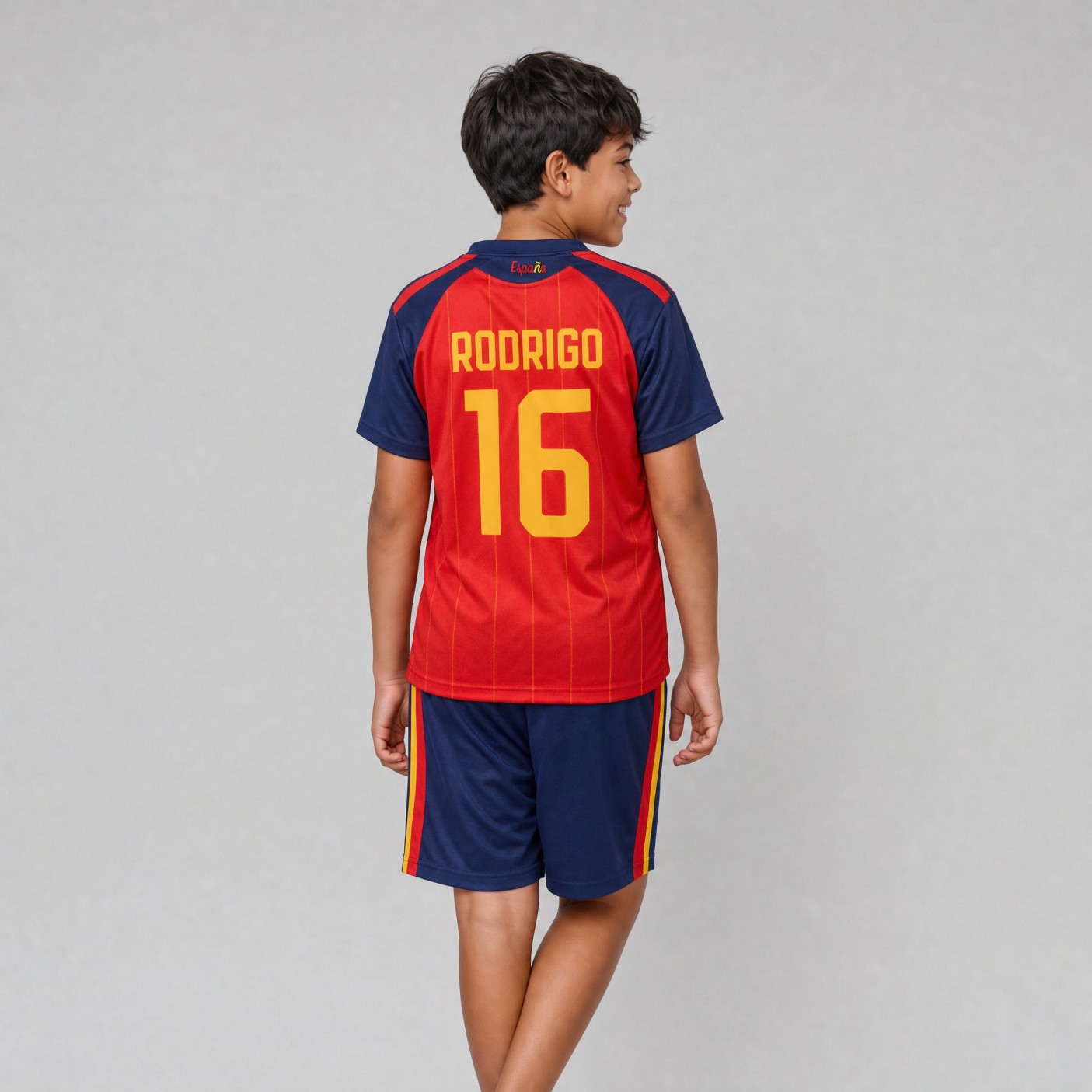 Rodri Spain Jersey, #16 Youth Soccer Set | 99Jersey