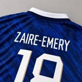 #18 Warren Zaïre-Emery France Blue/White Youth Soccer Jersey