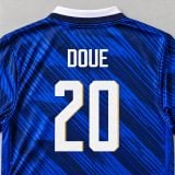 #20 Désiré Doué France Blue/White Soccer Jersey