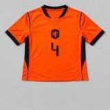 #4 Virgil van Dijk Netherlands Soccer Jersey