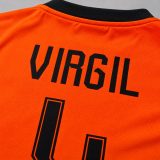 #4 Virgil van Dijk Netherlands Youth Soccer Jersey