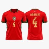 #4 Sofyan Amrabat Morocco Soccer Jersey