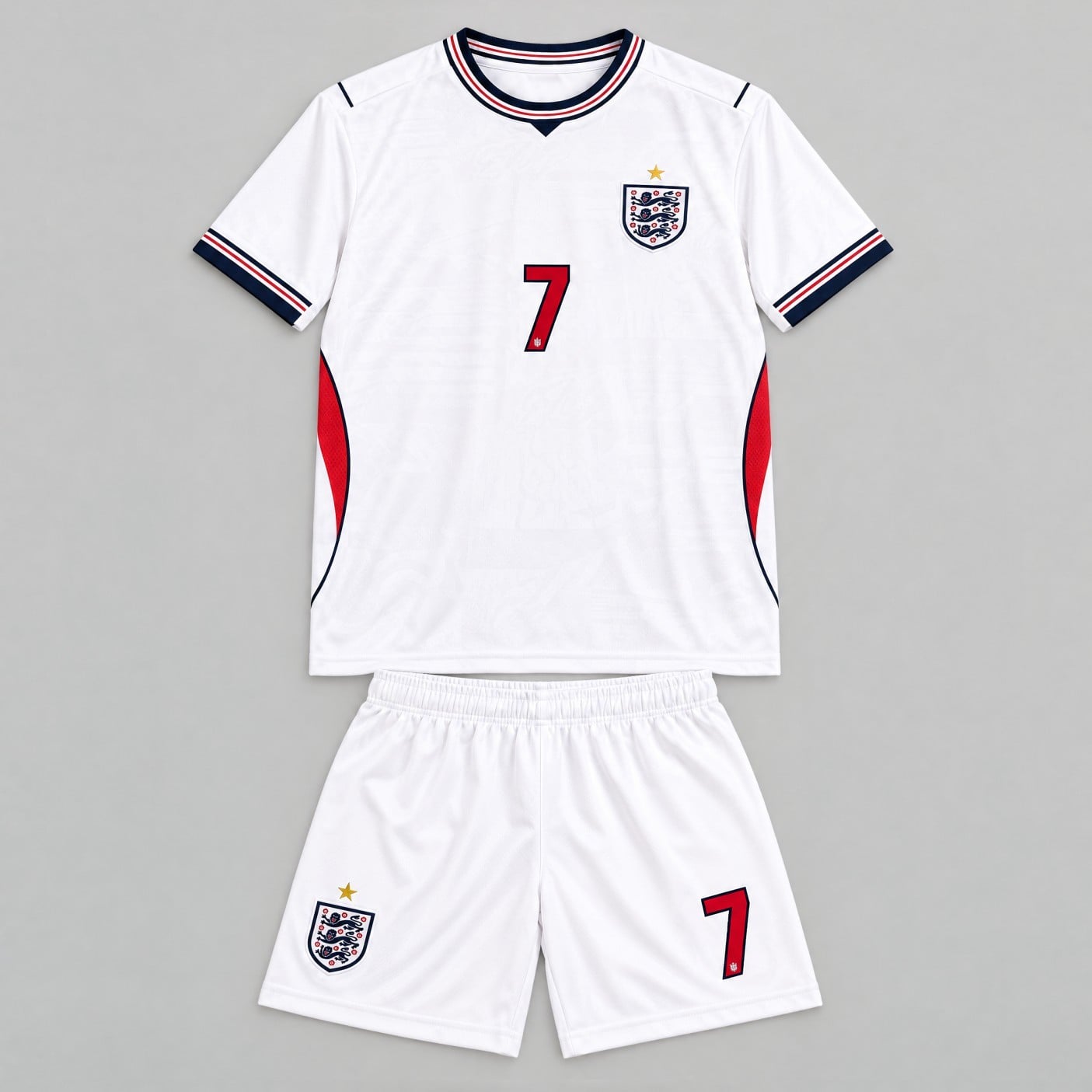 #7 Bukayo Saka England Youth Soccer Jersey