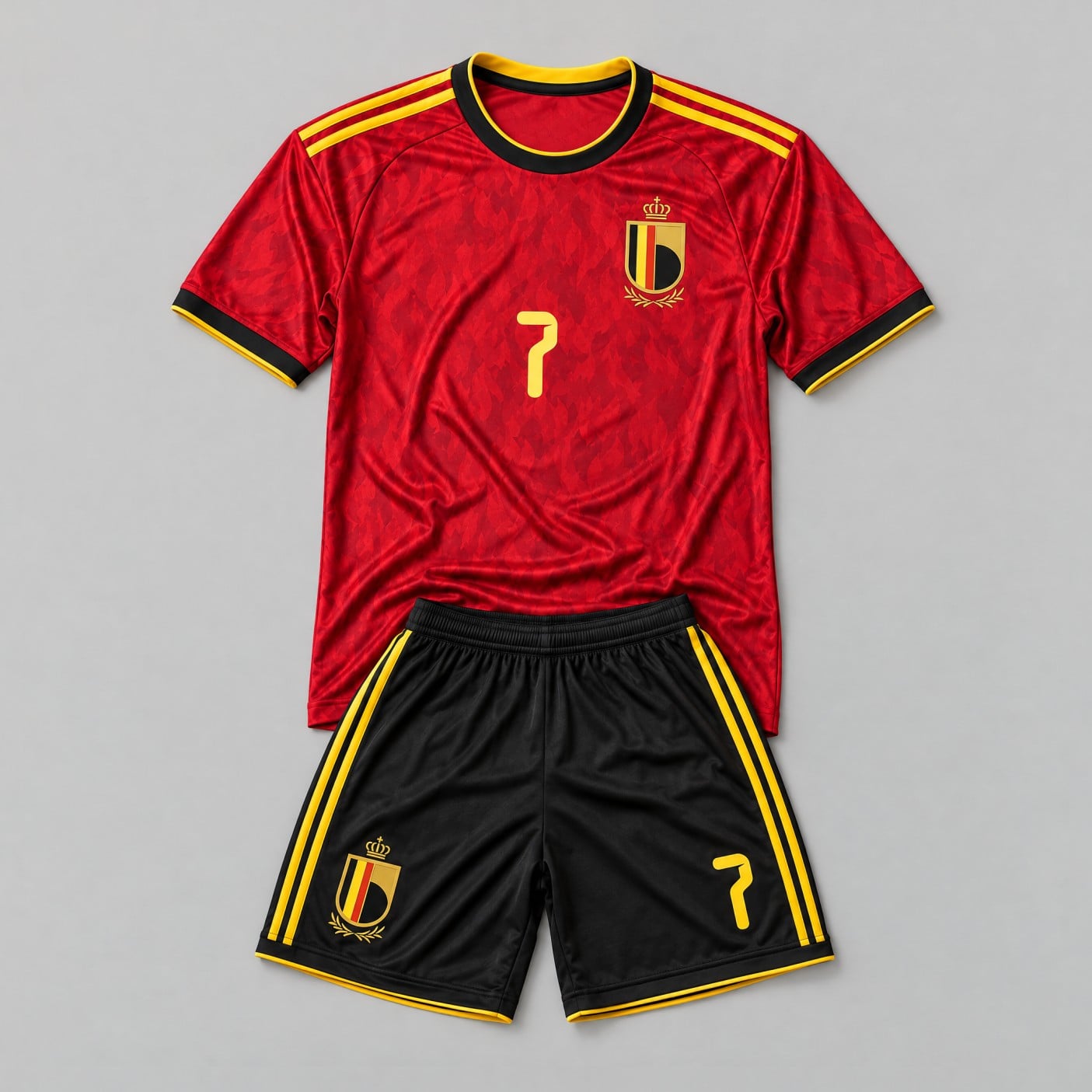 #7 Kevin De Bruyne Belgium Youth Soccer Jersey