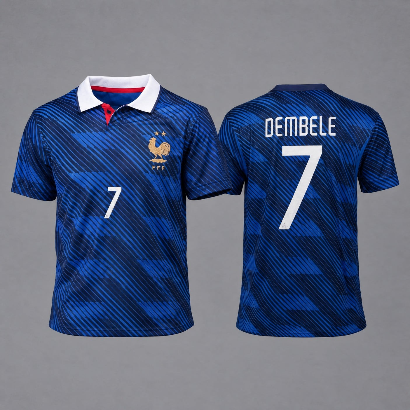 7 Ousmane Dembélé France Soccer Jersey - 99Jersey | Where Legends