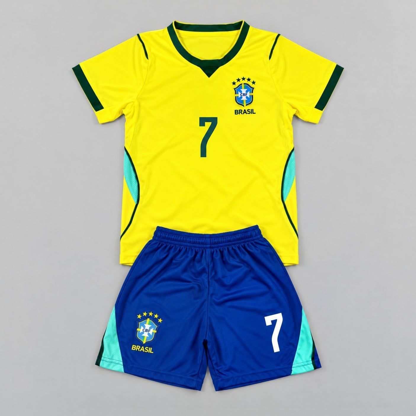 #7 Vini Jr. Vinícius Júnior Brazil Youth Soccer Jersey