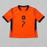 #7 Xavi Simons Netherlands Soccer Jersey