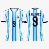 #9 Julián Álvarez Sky Blue/White Argentina Soccer Jersey