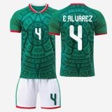 #4 Edson Omar Álvarez Mexico Soccer Jersey