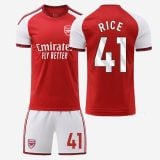 #41 Declan Rice Arsenal Home Soccer Jersey