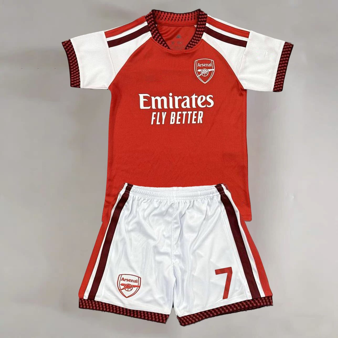 #7 Bukayo Saka Arsenal Home Youth Soccer Jersey