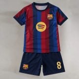#8 Pedro González López FC Barcelona Youth Soccer Jersey