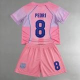 #8 Pedro González López Barcelona Youth Soccer Jersey