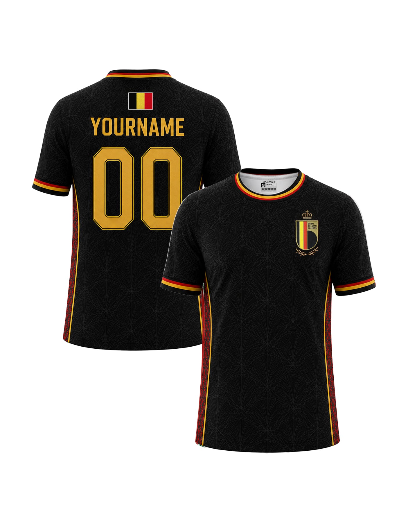 Belgium Custom Soccer Jersey