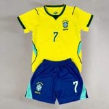 #7 Vini Jr. Vinícius Júnior Brazil Youth Soccer Jersey
