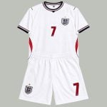 #7 Bukayo Saka England Youth Soccer Jersey