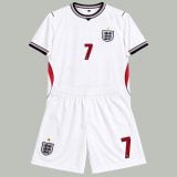 #7 Bukayo Saka England Youth Soccer Jersey