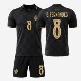 #8 Bruno Fernandes Portugal 'Black Panther' Soccer Jersey