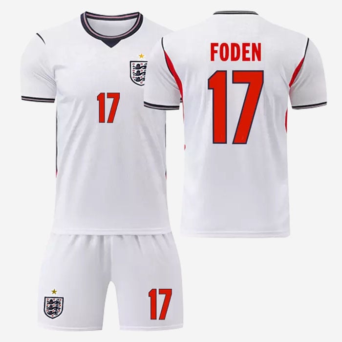 #17 Philip Walter Foden England Soccer Jersey