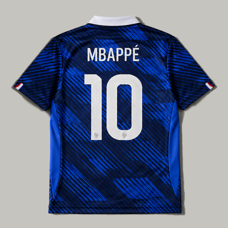 Mbappe Jersey Youth, France #10 Blue Soccer Kit | 99Jersey