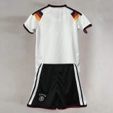 Germany White Heritage Blank Youth Soccer Jersey Set