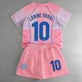 #10 Lamine Yamal Barcelona Youth Soccer Jersey