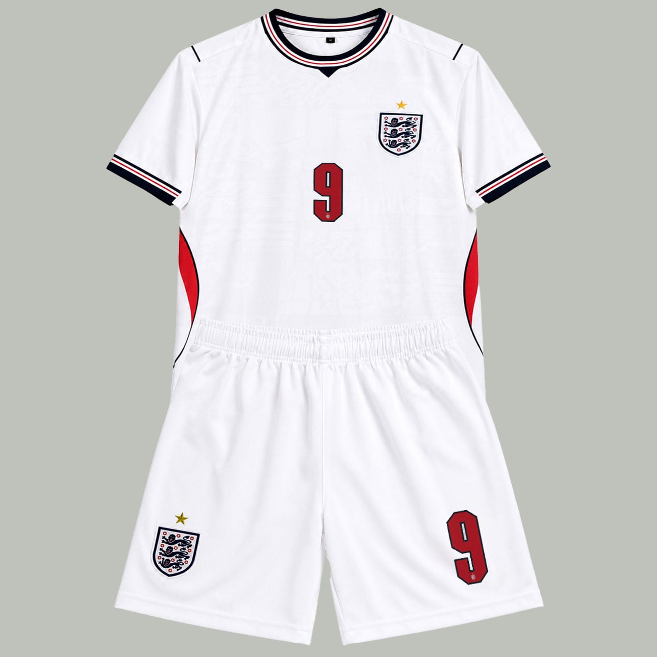 #9 Harry Kane England Youth Soccer Jersey