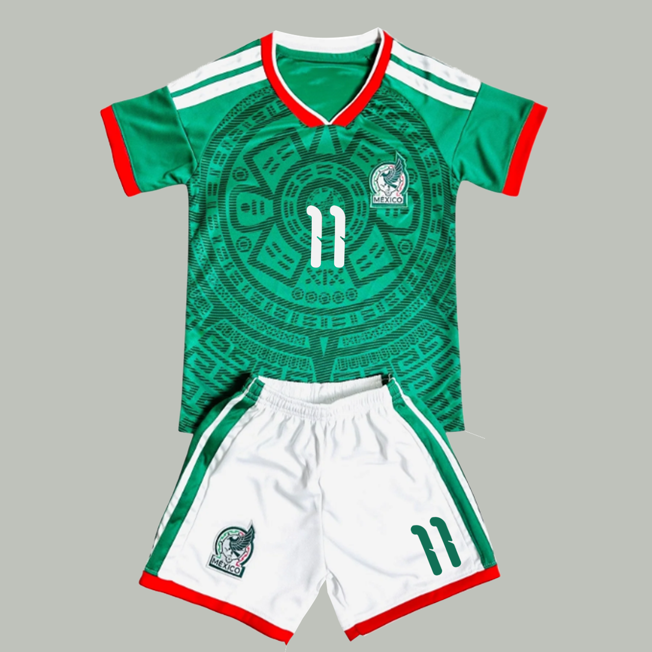 #11 S. Giménez Mexico Youth Soccer Jersey